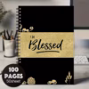Psalm Cover/ Be Still Notebook/ Strength and Dignity/ Blessed/ Paz Mental