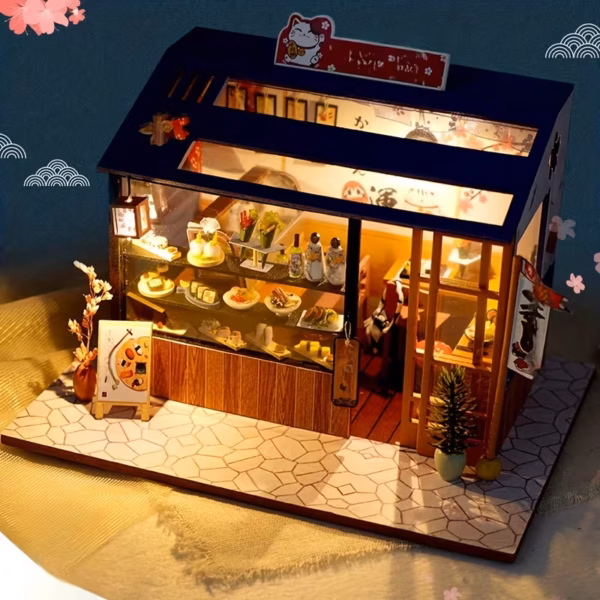 Chocolatería/ Casa de Sushi/ Jardin de Cerezas/ Dulcería