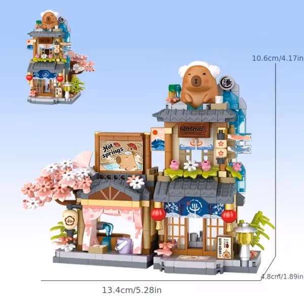Rompecabezas 3D Panda/ Rompecabezas 3D Japones Capibara/ Castillo Bella Durmiente