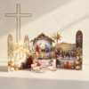 Celebración en 3D: Tarjeta de Pascua/ Monumentos del Mundo/ TOKYO/ Tarjeta Navidad Pesebre/ Reyes Magos/ Muñeco de Nieve/ Castillo/ Gatos Navideños/ Noche estrellada/ Cumpleaños