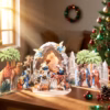 Celebración en 3D: Tarjeta de Pascua/ Monumentos del Mundo/ TOKYO/ Tarjeta Navidad Pesebre/ Reyes Magos/ Muñeco de Nieve/ Castillo/ Gatos Navideños/ Noche estrellada/ Cumpleaños